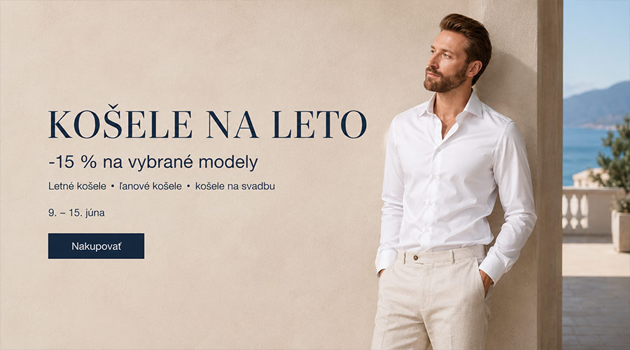 Košele na leto pre mužov